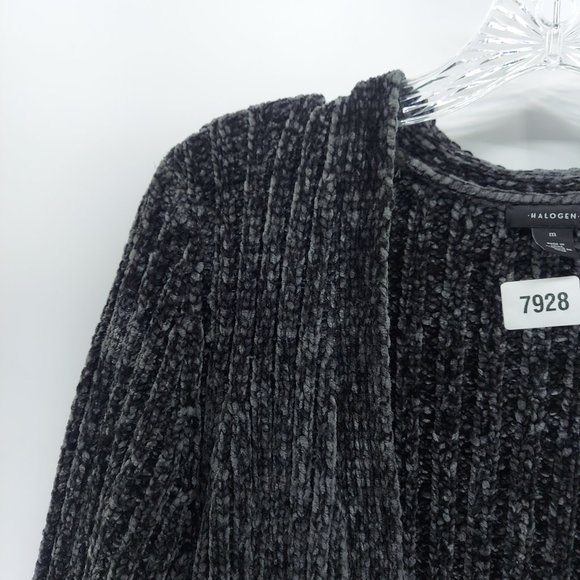 Halogen Chenille black Cardigan size medium - Picture 3 of 10
